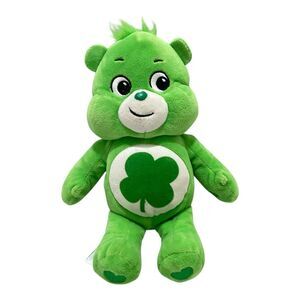 Care Bears Good Luck Bear Stuffed Plush Green 10 Inch X 6 Inch